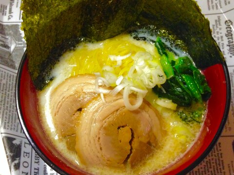 夏休みのお昼に♪ミルクラーメン♪